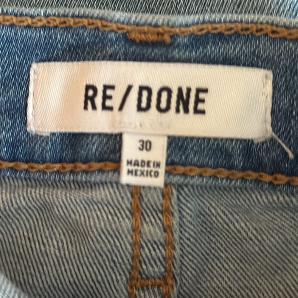 Re/Done Mid Rise Wide Leg size 30 - Picture 9 of 10